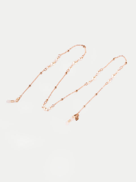 Gold Pearl Glasses Chain