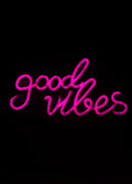 Good Vibes Colour Changing Neon Light | One Colour-Image 2