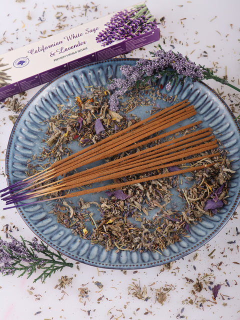 Green Tree Californian White Sage & Lavender Incense 15g