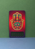Grinder Card Nonstick | Hamsa Red-Image 1
