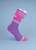 Gym Socks Ribbed - BORN TO SHOP | Purple-Image 1