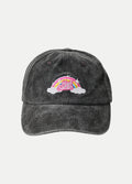 Hail Satan Cap | Black Acid Wash-Image 1