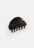 Half Moon Eco Hair Claw | Blue Mosaic-Image 1