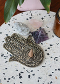 Hamsa Hand Incense Holder Silver | One Colour-Image 1