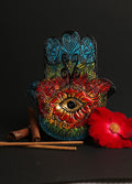 Hamsa Hand Multicolour Incense Holder | One Colour-Image 1