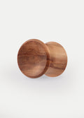 Hand Carved Olive Wood Plug | Brown-Image 2