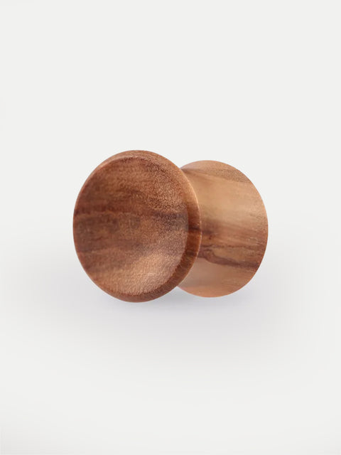 Hand Carved Olive Wood Plug