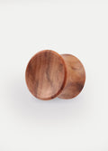 Hand Carved Olive Wood Plug | Brown-Image 3
