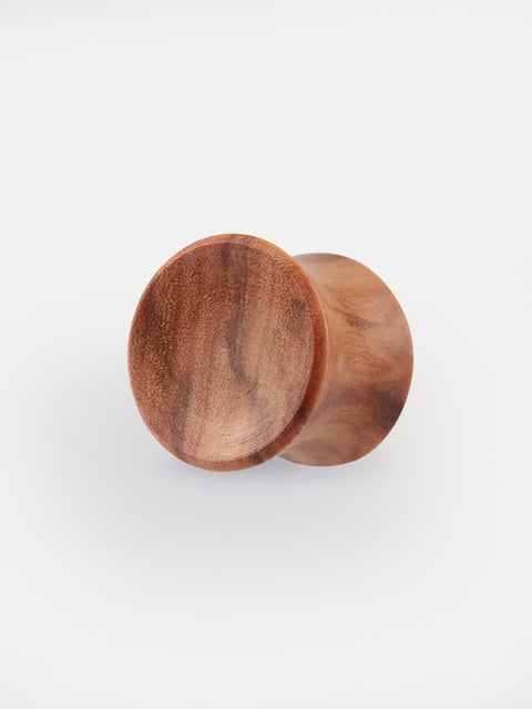 Hand Carved Olive Wood Plug