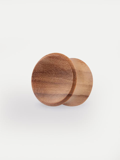 Hand Carved Olive Wood Plug