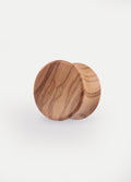 Hand Carved Olive Wood Plug | Brown-Image 5