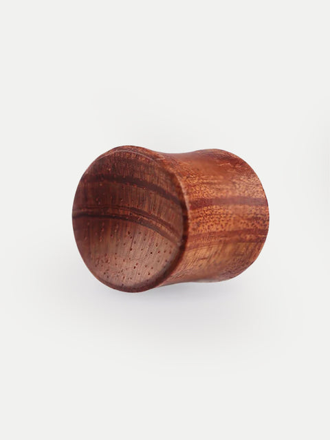 Hand Carved Sappan Wood Plug