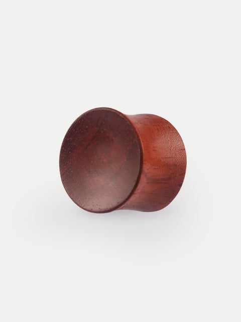 Hand Carved Sappan Wood Plug