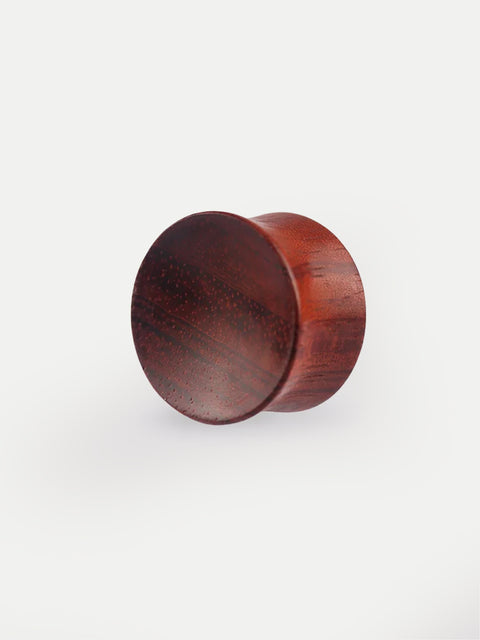 Hand Carved Sappan Wood Plug