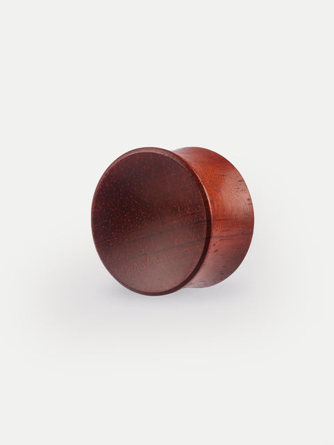 Hand Carved Sappan Wood Plug
