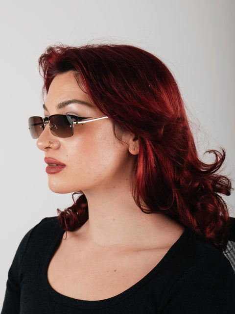 Hannah Rectangle Sunglasses