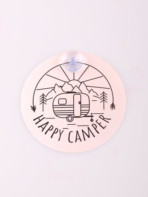 Happy Camper Window Sign