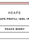 Heaps Prefill 18mL 1pc | Peach Berry-Image 1