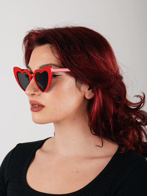 Heart Cateye Sunglasses