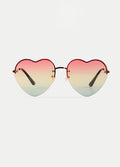 Heart Gradient Sunglasses | Rainbow-Image 1