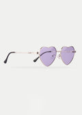 Heart of Love Sunglasses | Purple-Image 3