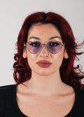 Heart of Love Sunglasses | Purple-Image 4