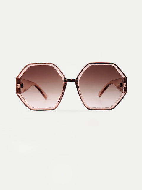 Hexagonal Oversized Sunglasses