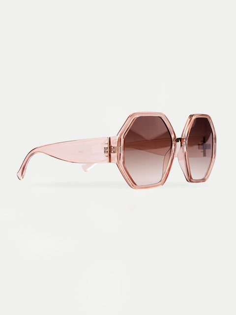 Hexagonal Oversized Sunglasses