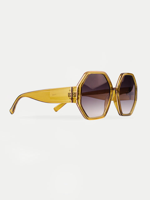 Hexagonal Oversized Sunglasses