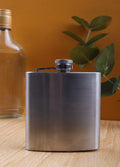 Hip Flask Stainless Steel 6 OZ | Middle Opening-Image 1