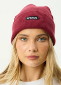 Hometown - Recycled Beanie | Burgundy-Image 2