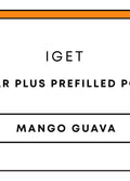 IGET Bar Plus Prefilled Pod 10k | Mango Guava-Image 1