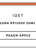 IGET Luna KP13000 20mL Pod | Peach Apple-Image 1