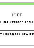 IGET Luna KP13000 20mL Pod | Pomegranate Kiwifruit-Image 1