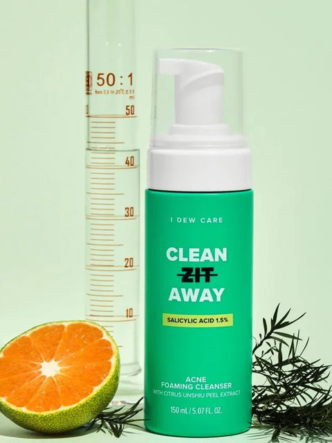 I DEW CARE CLEAN ZIT AWAY ACNE FOAMING CLEANSER
