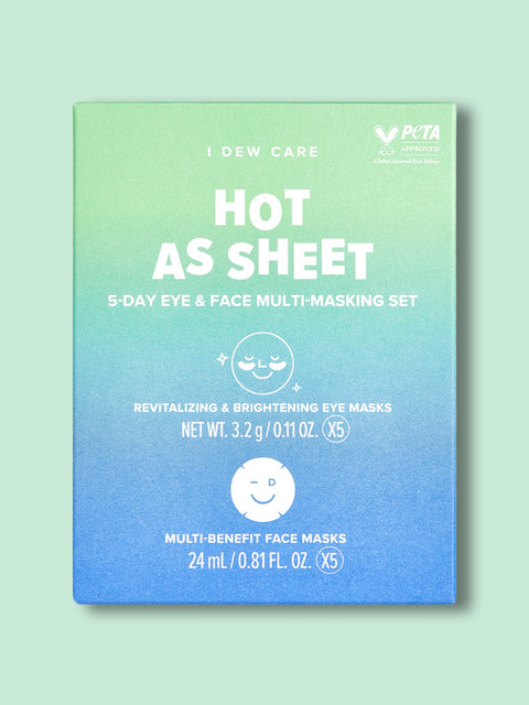 I DEW CARE HOT AS SHEET 5-DAY EYE & FACE MULTI-MASKING SET