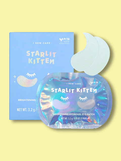 I DEW CARE STARLIT KITTEN BRIGHTENING HYDROGEL EYE PATCH