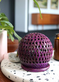 Incense Cone & Tealight Holder Ball Purple | One Colour-Image 1