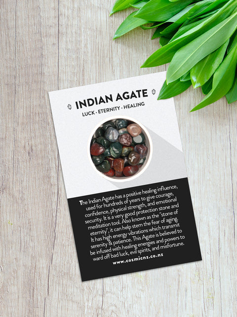 Indian Agate - Tumbled