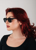 Indie Round Acrylic Sunglasses | Black-Image 2