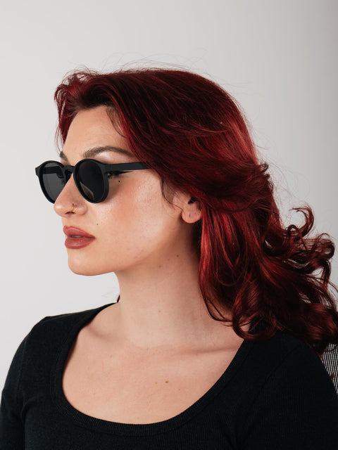 Indie Round Acrylic Sunglasses