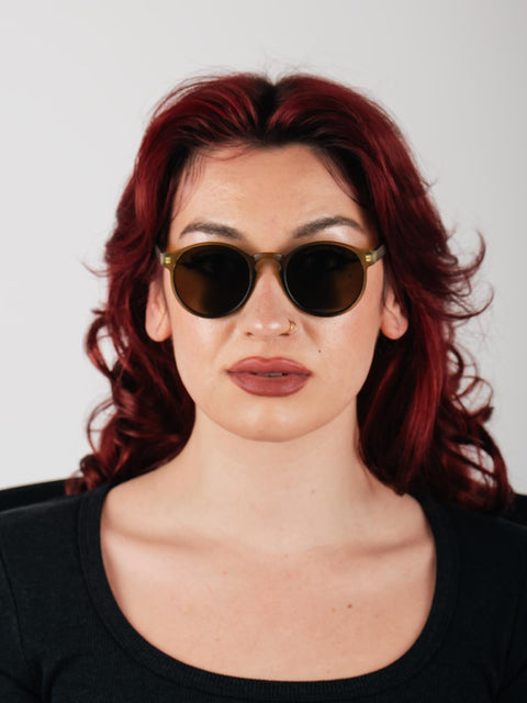 Indie Round Acrylic Sunglasses