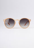 Indie Round Acrylic Sunglasses | Mustard-Image 1
