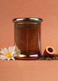 Iridescent Glass Jar | Coffee-Image 1