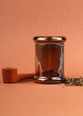 Iridescent Glass Jar | Coffee-Image 3
