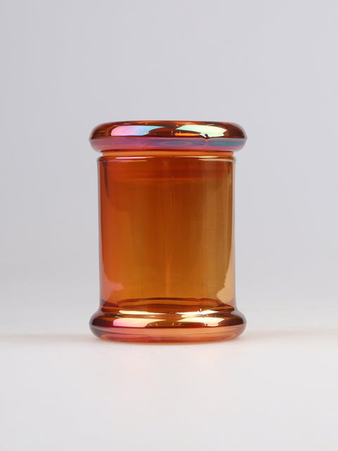 Iridescent Glass Jar