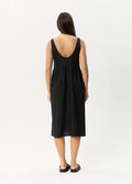 Jesse - Hemp Midi Dress | Black-Image 4