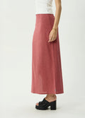 Kali - Hemp Maxi Skirt | Rose-Image 3