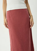 Kali - Hemp Maxi Skirt | Rose-Image 5