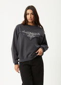 Karlee - Recycled Crew Neck | Charcoal-Image 1